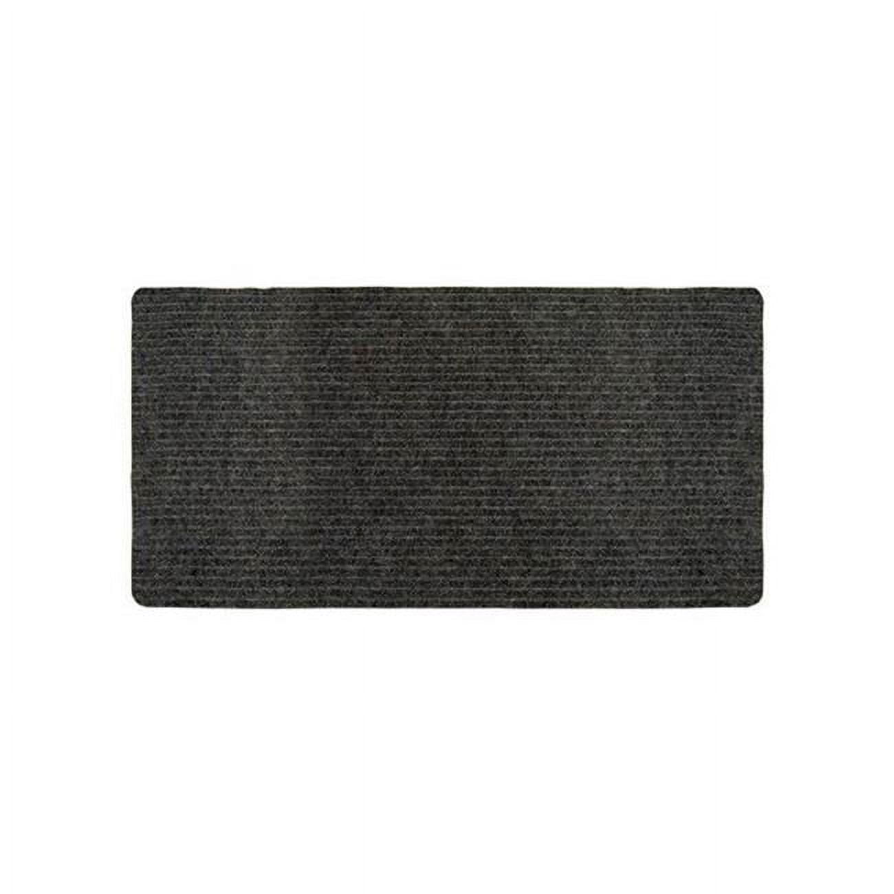 6065639 60 x 24 in. Black & Gray Polyester Utility Mat