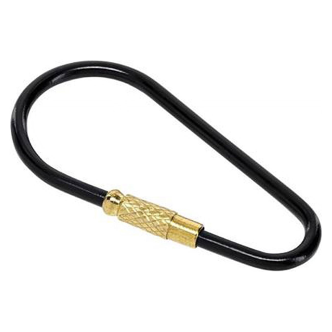 Sanitas Key Ring, Brass, Black & Gold