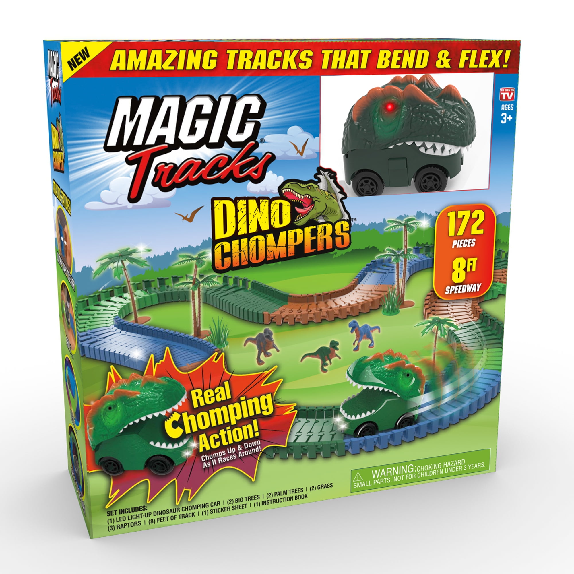 Picture of Ontel Products 6067623 Track Dino Chomper&#44; Assorted - 172 Piece
