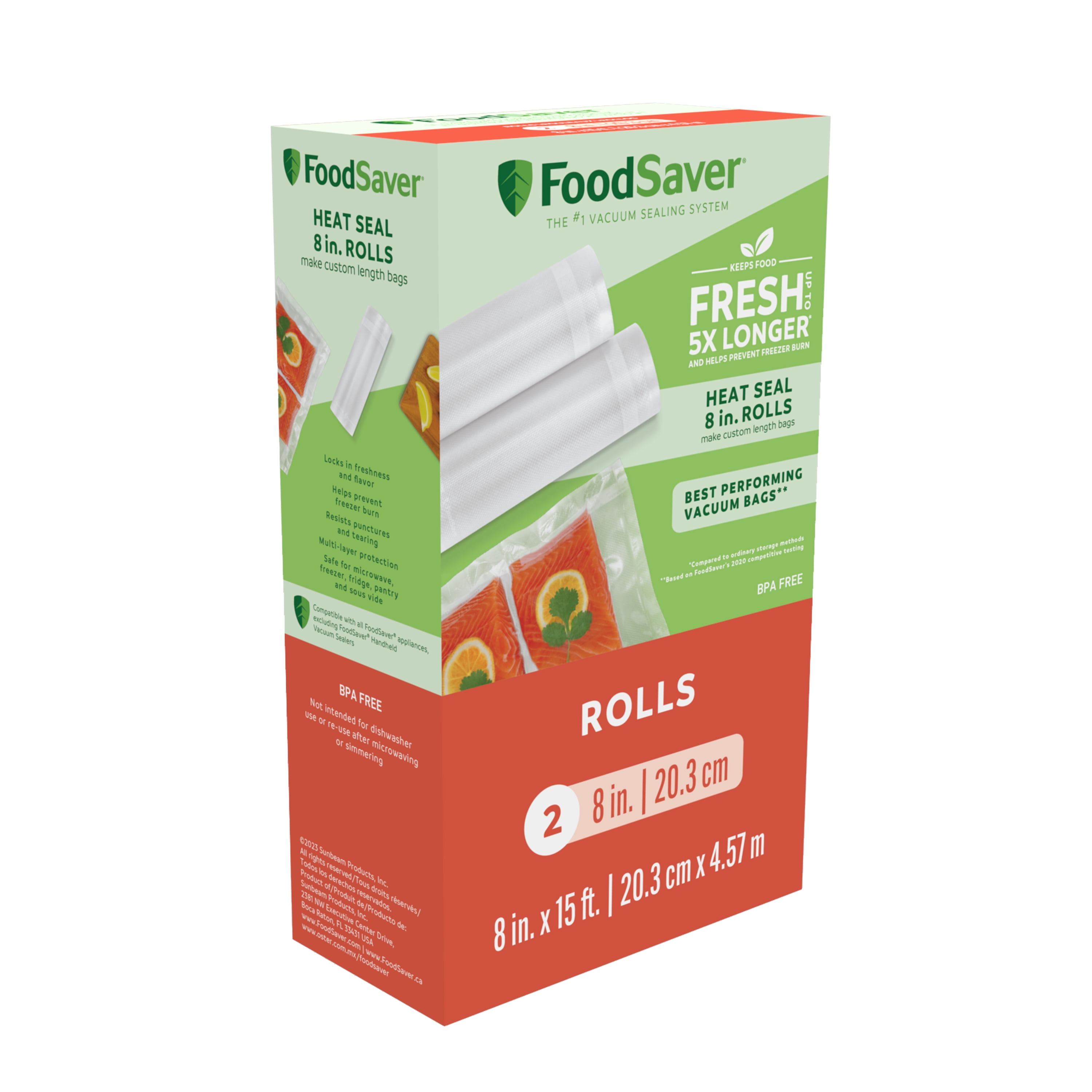 Picture of Foodsaver 6069046 Clear Vacuum Sealer Roll - Pack of 2