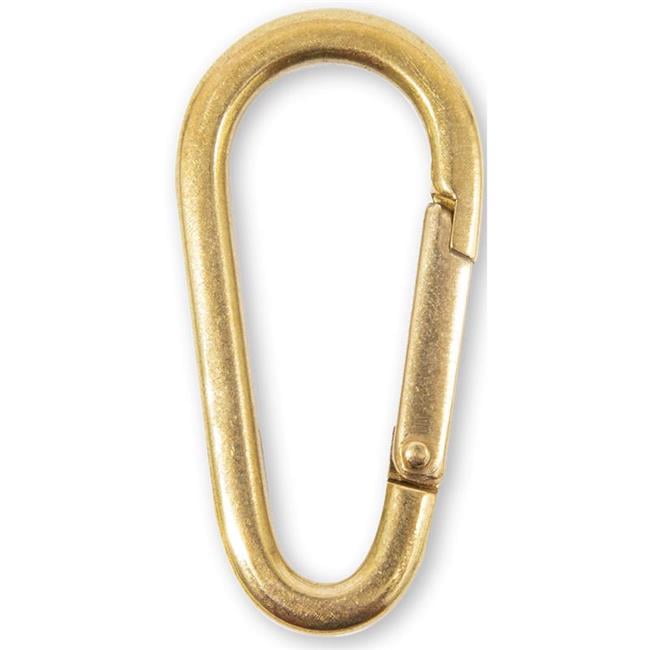 Sanitas Brass Clip & Hook Carabiner, Assorted Black & Gold