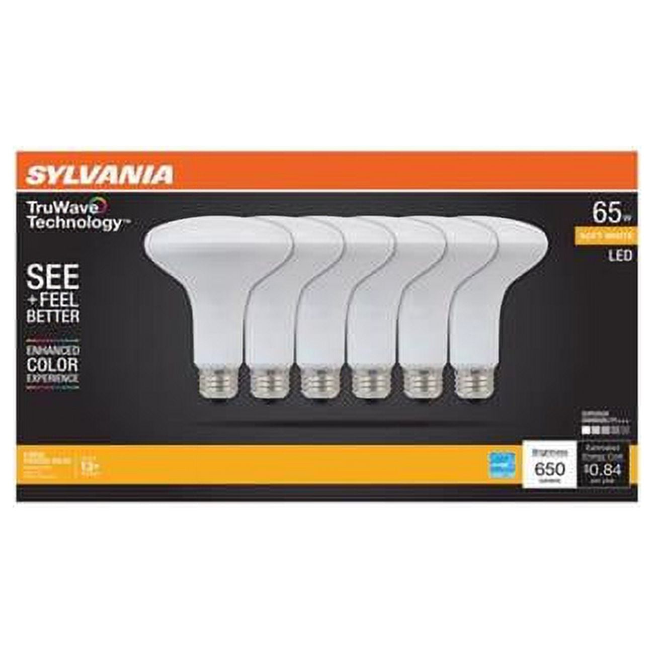 Picture of Sylvania 3014599 65W Truwave BR30 E26 Medium LED Bulb&#44; Soft White - Pack of 6