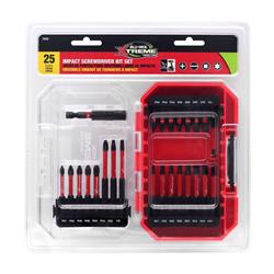 Picture of Blu-Mol Xtreme 2033623 Assorted S2 Tool Steel Impact Driver Bit Set - 25 Piece