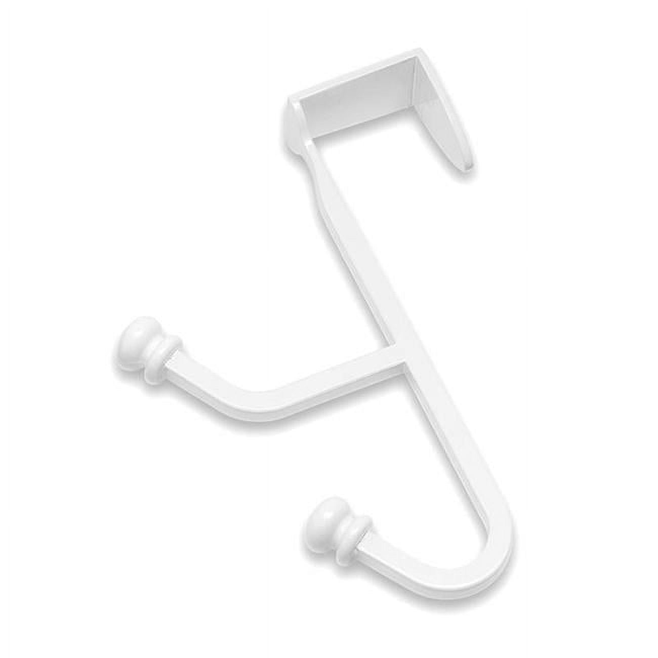 Vinyl Coated Steel Closet Hook, White