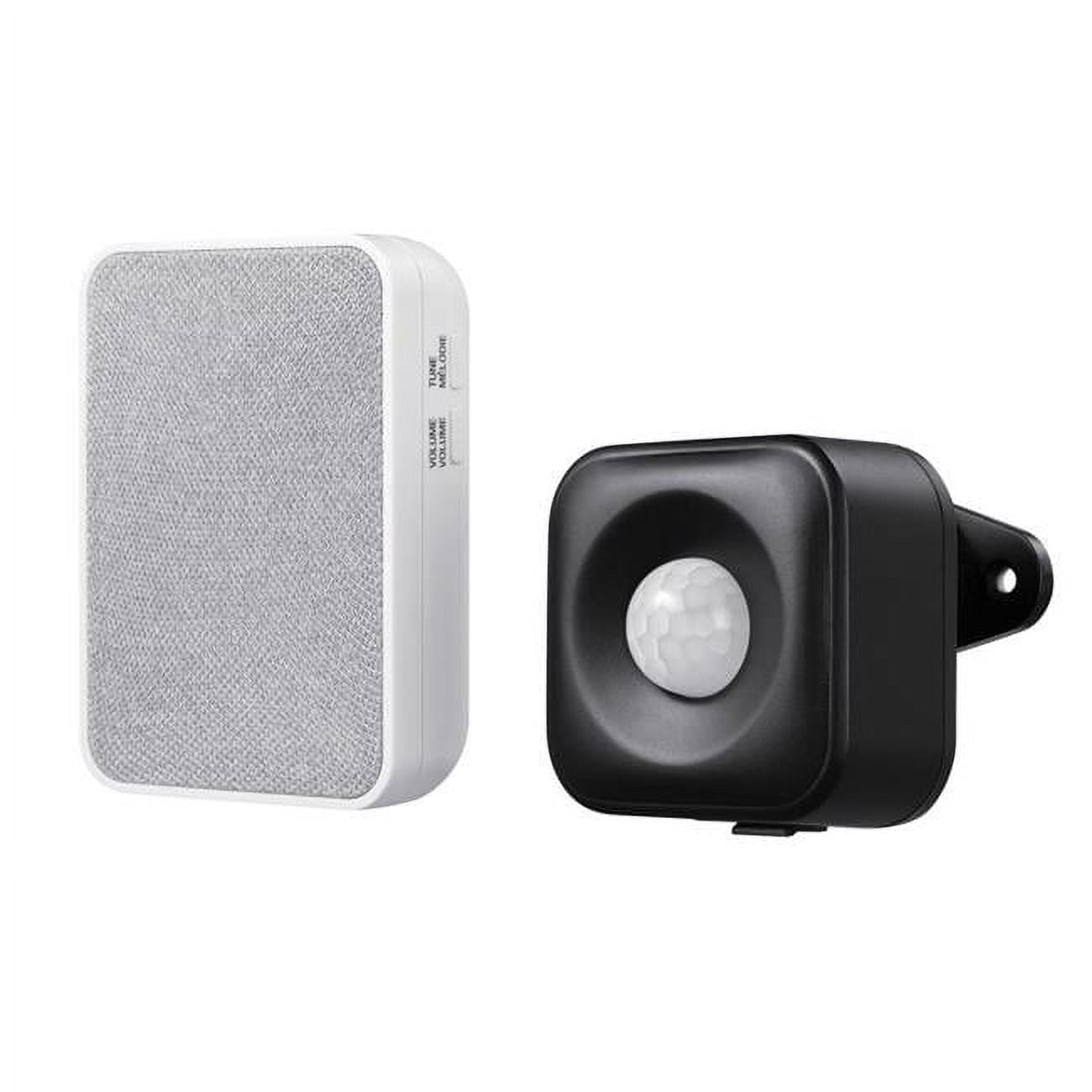 3014513 Heath Zenith Plastic Wireless Smart Doorbell Motion Sensor, Black & White -  Globe