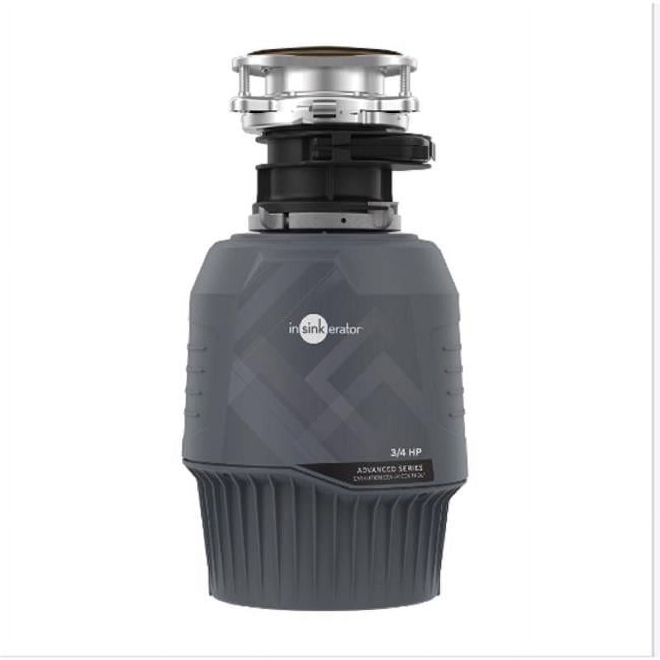 0.75 HP Evolution Intermittent Feed Garbage Disposal, Gray