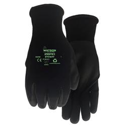 Picture of Watson Gloves 6067162 Stealth Nylon & Nitrile Zero Black Gloves - Large