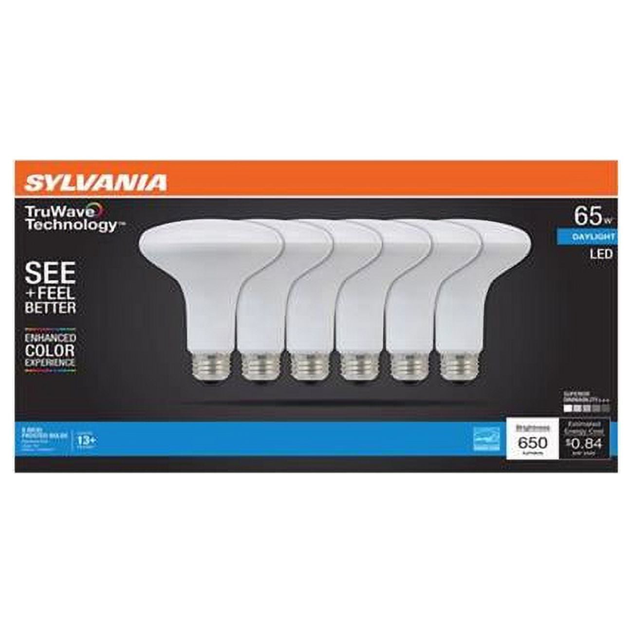 Picture of Sylvania 3014600 65W Truwave BR30 E26 Medium Daylight LED Bulb - Pack of 6