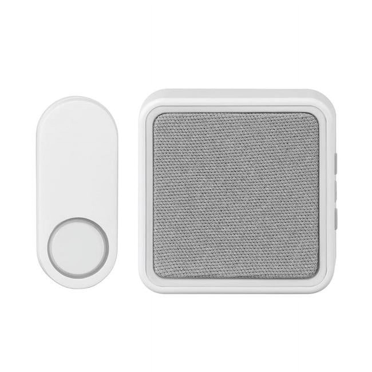 Plastic Wireless Door Bell, Matte White