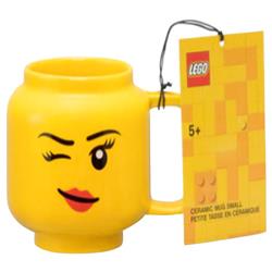 Picture of LEGO 6073051 7.6 oz Winking Girl BPA Free Mug, Yellow - Pack of 8