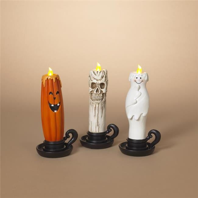 Picture of Celebrations 9086876 8.15 in. Ghost&#44; Skull & Ghost Candle Halloween Decor - Pack of 24