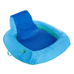 8396178 Fabric & Mesh Inflatable Mattress Floating Pool Mat, Blue