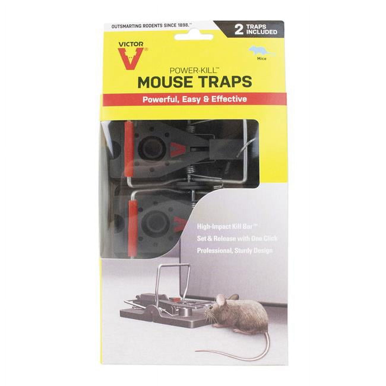 7007825 Power-Kill Small Snap Trap for Mice - Pack of 2 -  VICTOR
