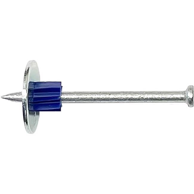 0.300 x 2.5 in. Steel Flat Head Drive Pin with Washer - 100 per Box