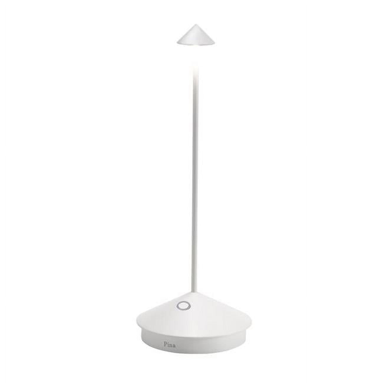 Picture of Zafferano 3014256 11.4 in. Pina Portable Table Lamp&#44; White
