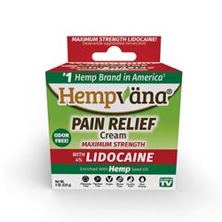 Picture of Hempvana Lidocaine 6069633 4 oz ASOTV Pain Reliever&#44; Cream