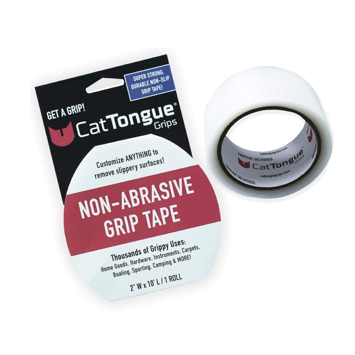 Gription Clear Anti-Slip Tape 2 in. W X 10 ft. L 1 pk