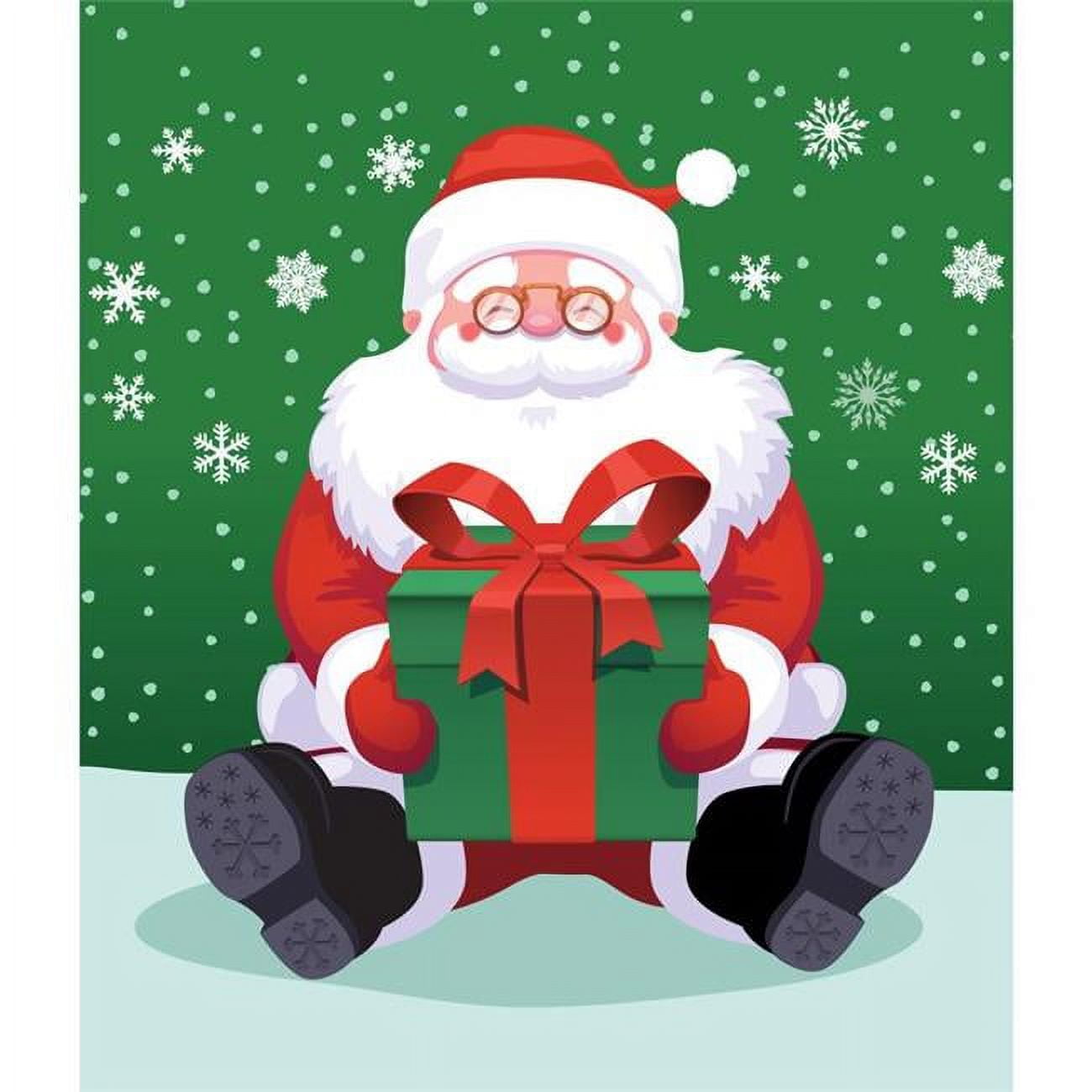 7 x 8 ft. Santa Garage Door Cover
