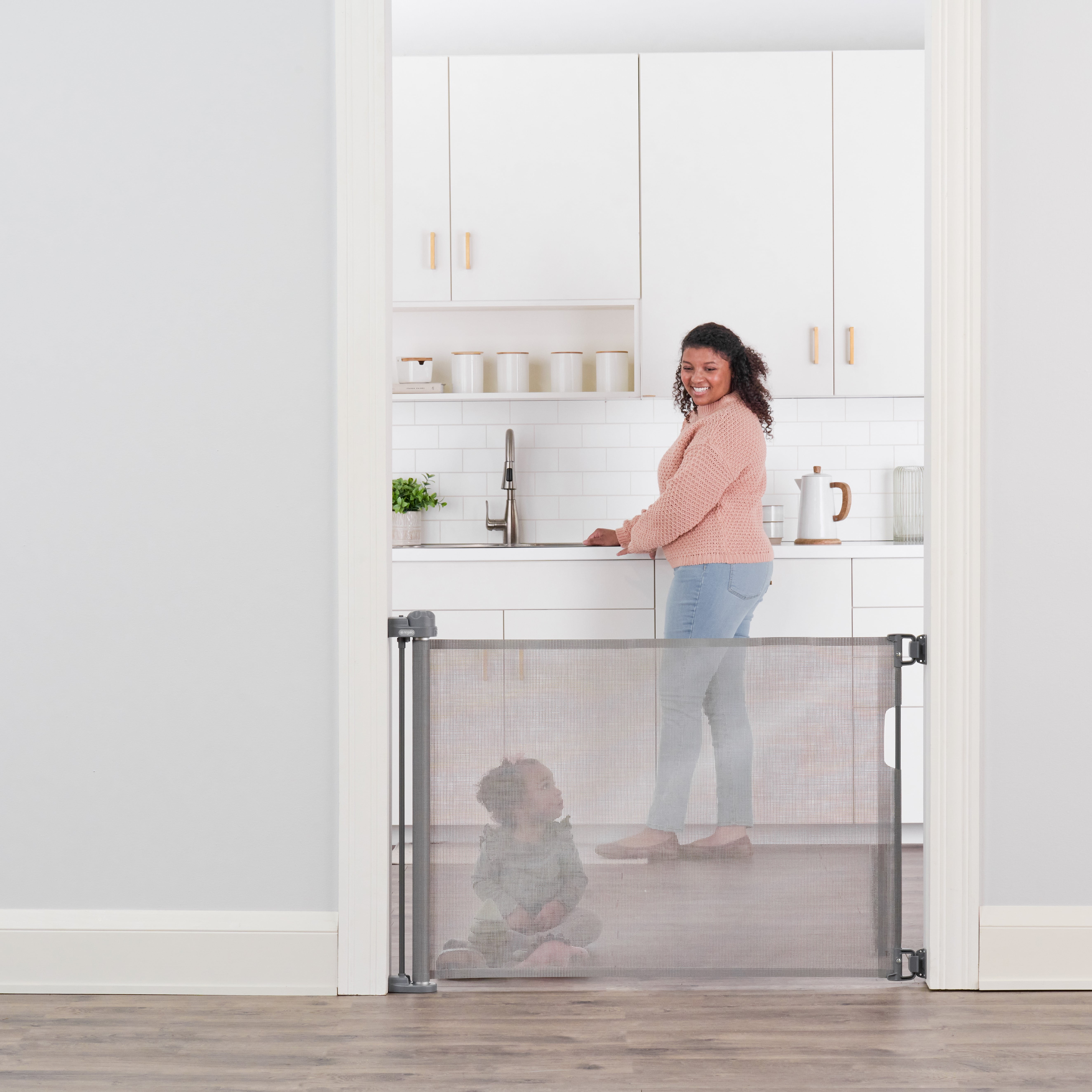 5041968 30 x 50 in. Plastic Safety Gate, White -  Regalo, 1850 G DS