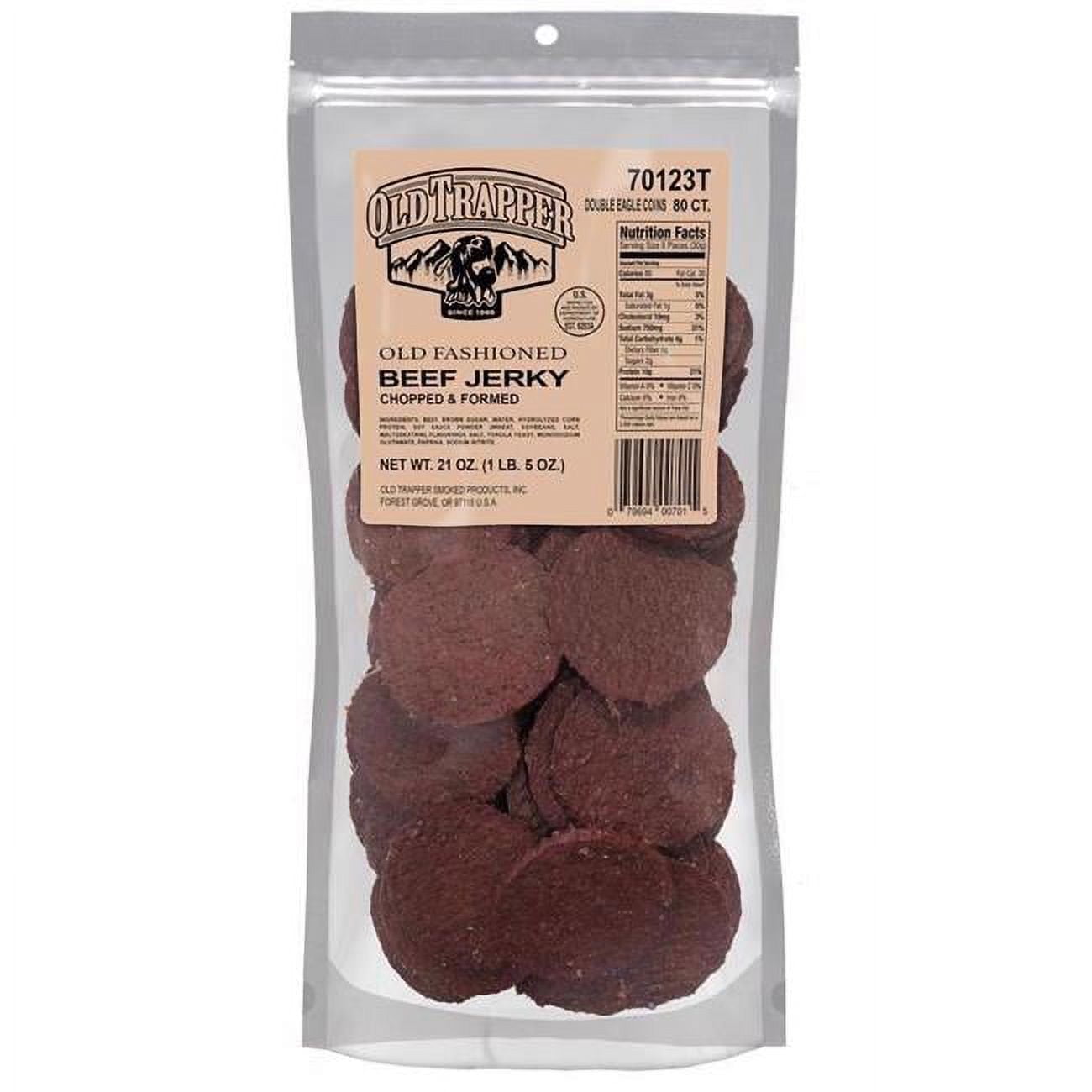Picture of Old Trapper 9090860 21 oz Pouch Double Eagles Old Fashioned Beef Jerky - Pack of 8