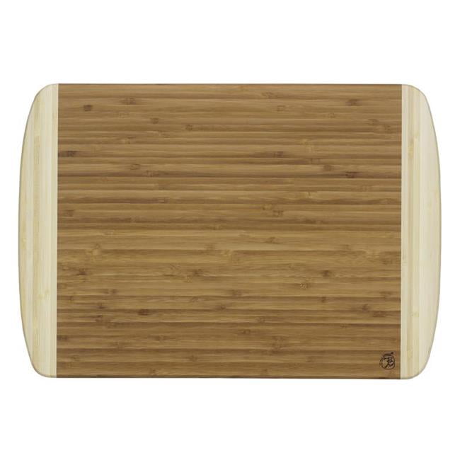 Picture of Totally Bamboo 6004458 0.63 in. Kona Groove Bamboo Cutting Board, Brown