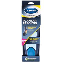 Picture of Dr Scholls 6050037 Womens Plantar Fascitis Insoles&#44; Blue - Size 6-10