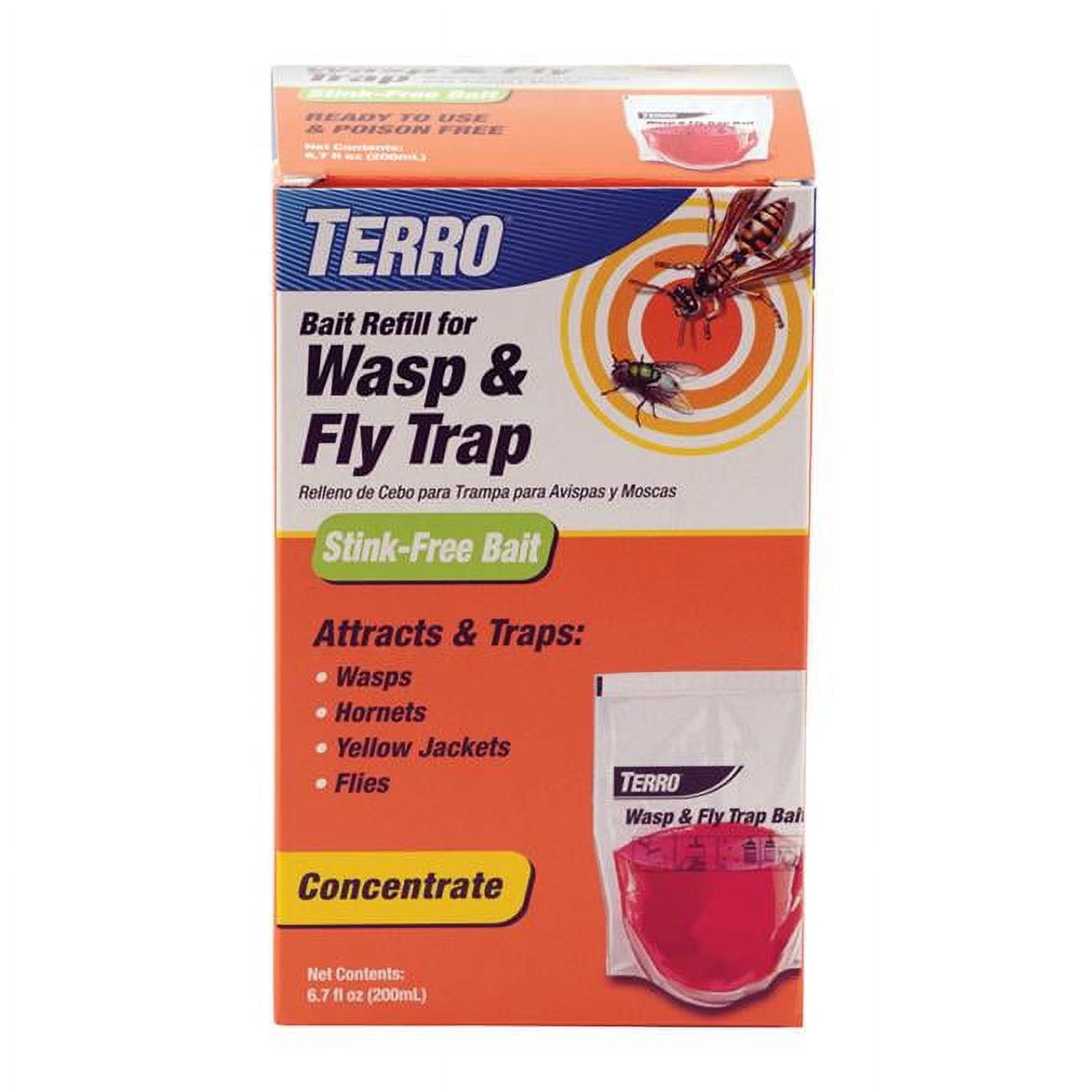 Picture of Terro 7618309 6.7 oz Wasp & Fly Trap Bait Refill&#44; Orange - Pack of 10