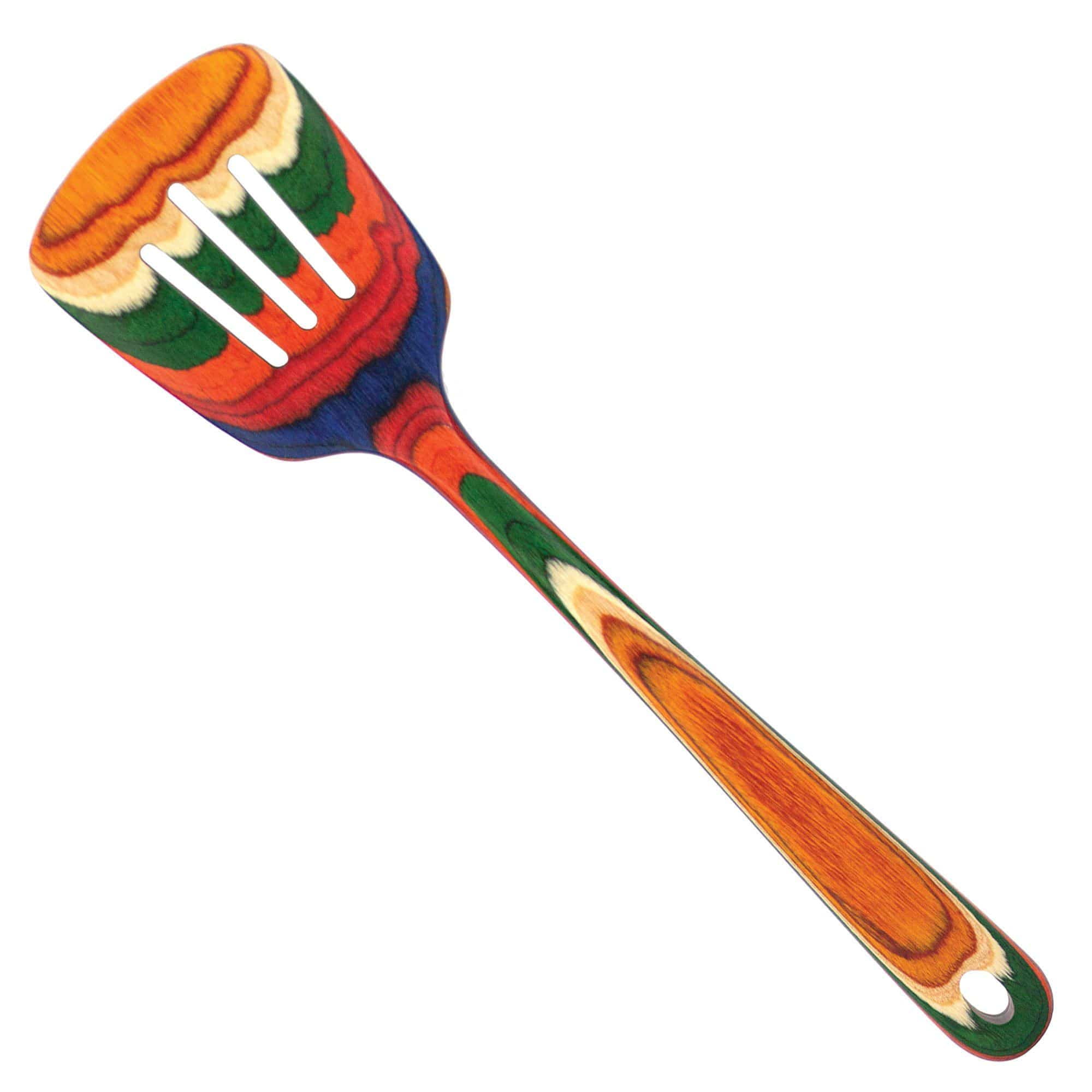 Picture of Totally Bamboo 6019583 12.5 in. Baltique Birch Wood Slotted Spatula&#44; Multi Color