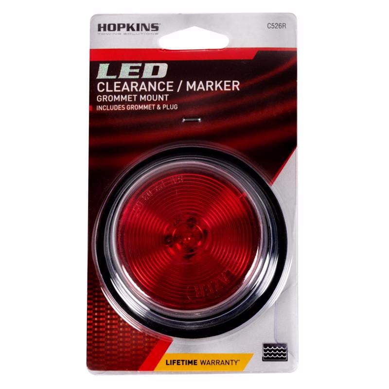 Hopkins Manufacturing 2" Round LED Clearance & Side Marker Light | For Trailers | by West Marine