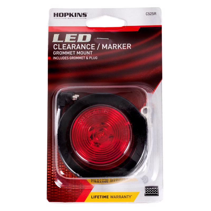 Hopkins Manufacturing 2" LED Sealed Round Clearance/Side Marker Trailer Light Kit | by West Marine