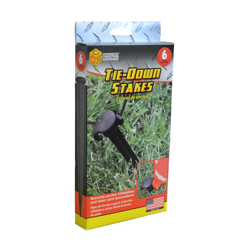 9017109 7 in. Tie-Down Stakes - Pack of 6