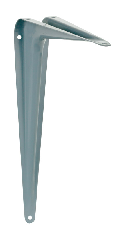 Gray Steel Shelf Support - 8 in. - Pack of 10 - 100 lbs Capacity