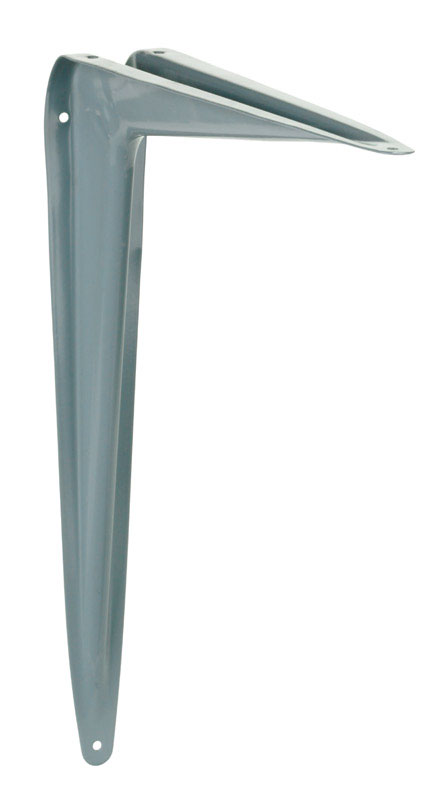 Steel Shelf Support Brackets - Gray - 12 in. - Pack of 10 - 100 lbs Capacity