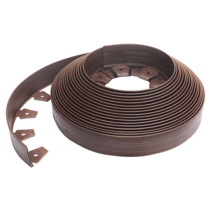 7029923 20 ft. x 2.5 in. Plastic Brown Coiled Lawn Edging