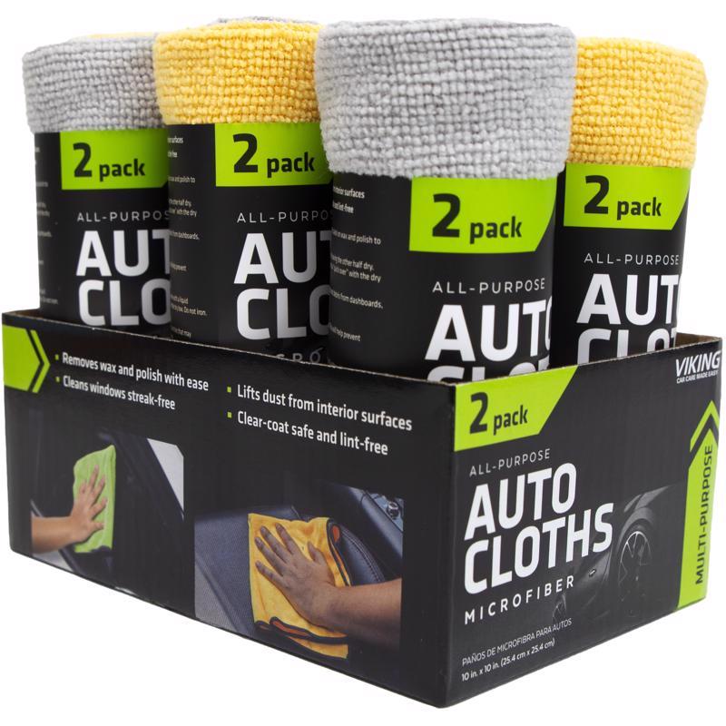 8094733 10 x 10 in. Microfiber Cleaning Cloth - 2 Per Pack - Pack of 6