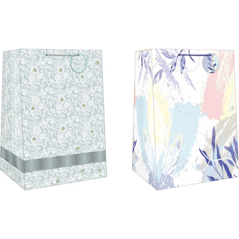 9093191 Mega Wide Jumbo Wedding Gift Bag, Assorted Color - Pack of 12