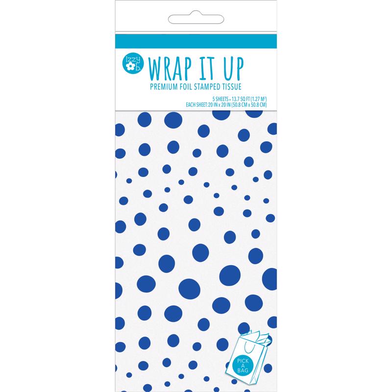 9091776 Blue Fuchsia Tissue Paper - Pack of 6