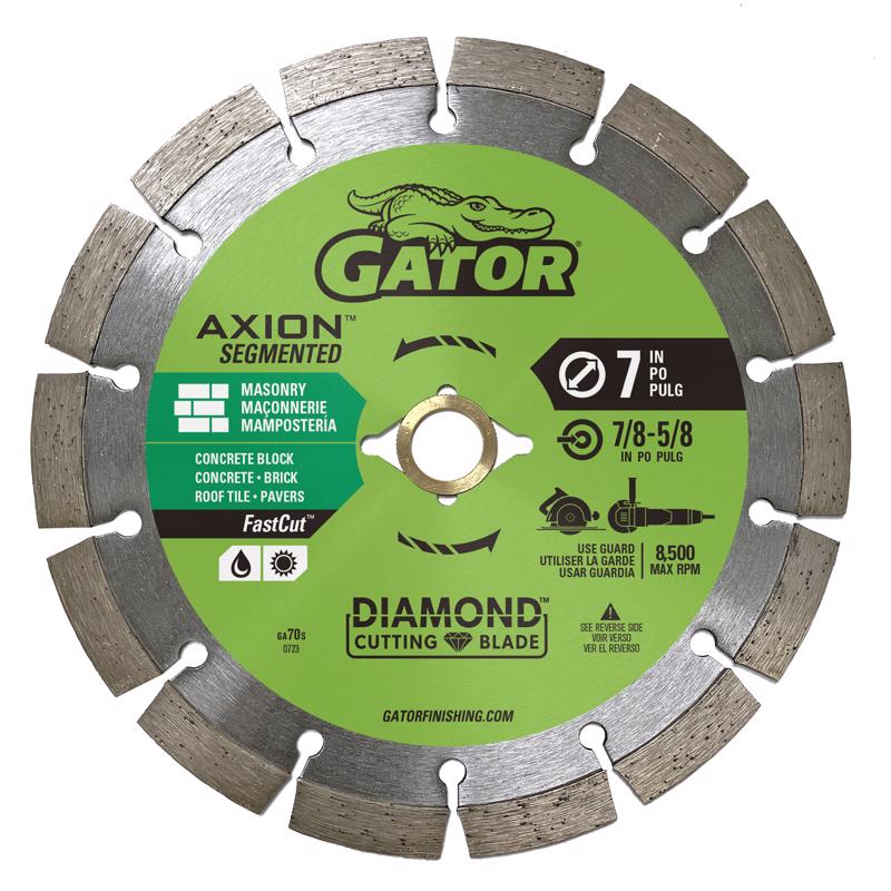 2034241 7 x 0.62-0.87 in. Fast Cut Diamond Segmented Rim Saw Blade
