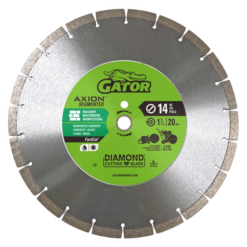 2035958 14 x 1 in. Fast Cut Diamond Segmented Rim Saw Blade