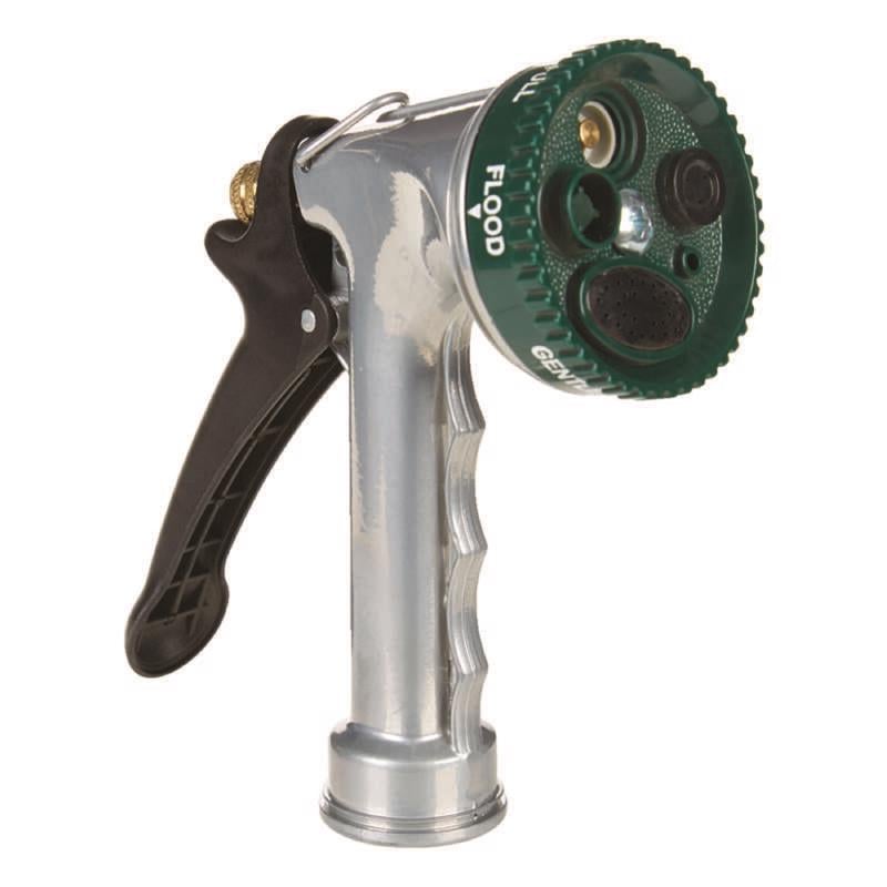 7028685 5 Pattern Adjustable Multi-Pattern Metal Hose Nozzle - Pack of 10