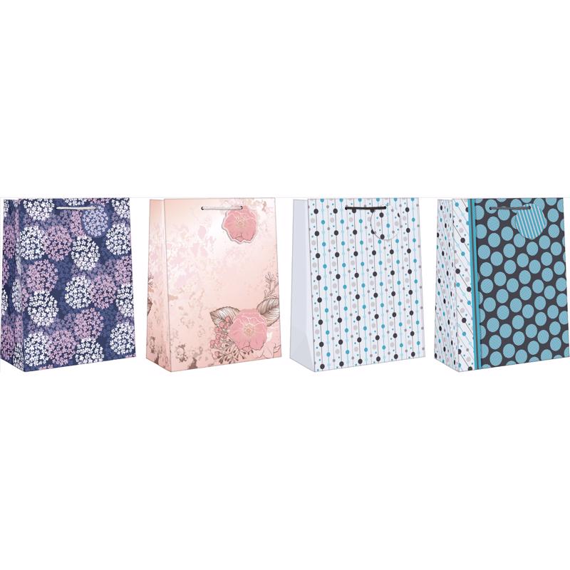 9093171 General Designs Gift Bag, Assorted Color - Pack of 12