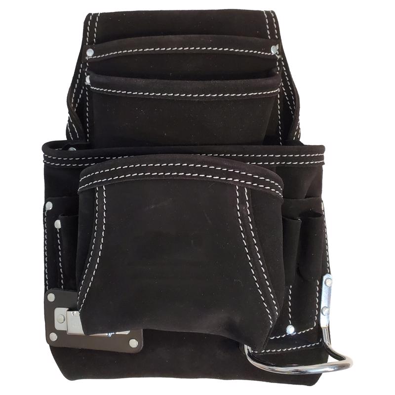 Picture of CLC 2033737 10 Pocket Suede Leather Tool & Fastener Pouch&#44; Black
