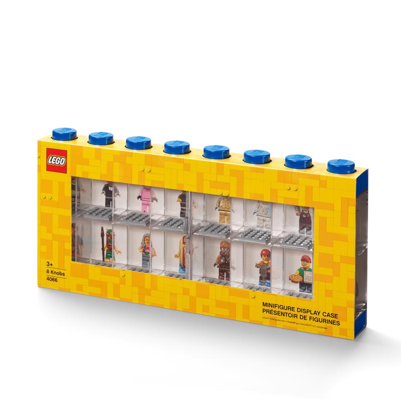 Picture of Lego 9090581 Plastic Minifigure Display Case&#44; Blue & Clear