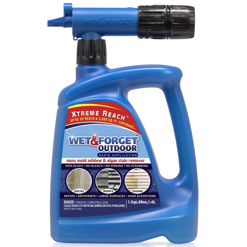 Wet & Forget  48 fl oz Mold & Mildew Stain Remover - Pack of 4