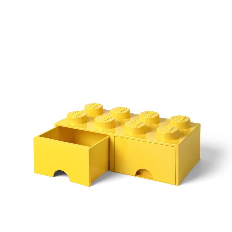 Picture of Lego 9037855 Plastic Storage Brick Drawer&#44; Yellow - Pack of 3