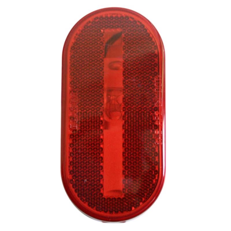 8097553 Red Oval Clearance & Side Marker Light - Pack of 3