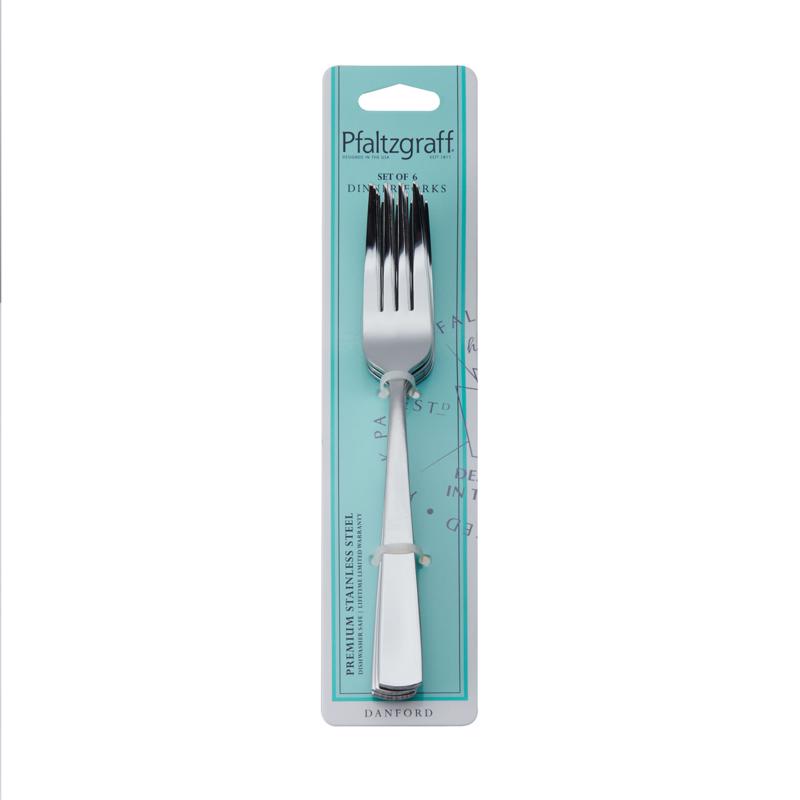 Picture of Pfaltzgraff 6068320 Stainless Steel Dinner Fork Dinner Fork Set, Silver - Pack of 6
