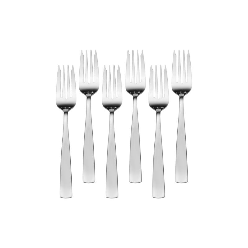 Picture of Pfaltzgraff 6068333 Stainless Steel Danford Salad Fork, Silver - Pack of 6
