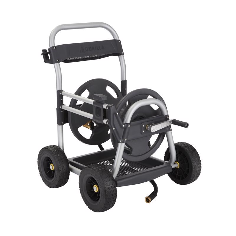 Tricam 7030462 Gorilla 250 ft. Black & Gray Wheeled Hose Reel Cart