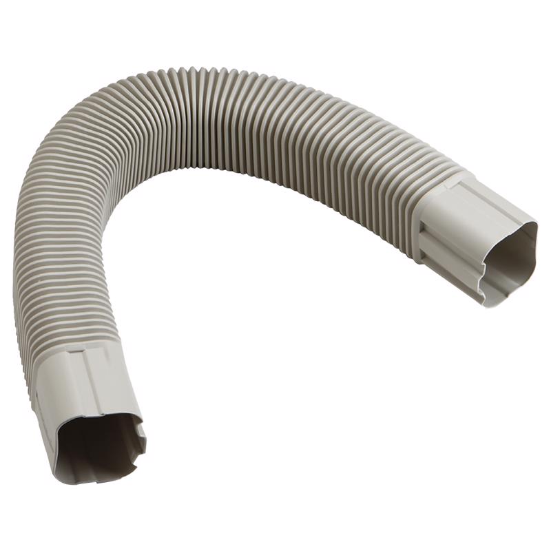 4025041 31.5 x 2.75 in. Flexible Elbow - Ivory